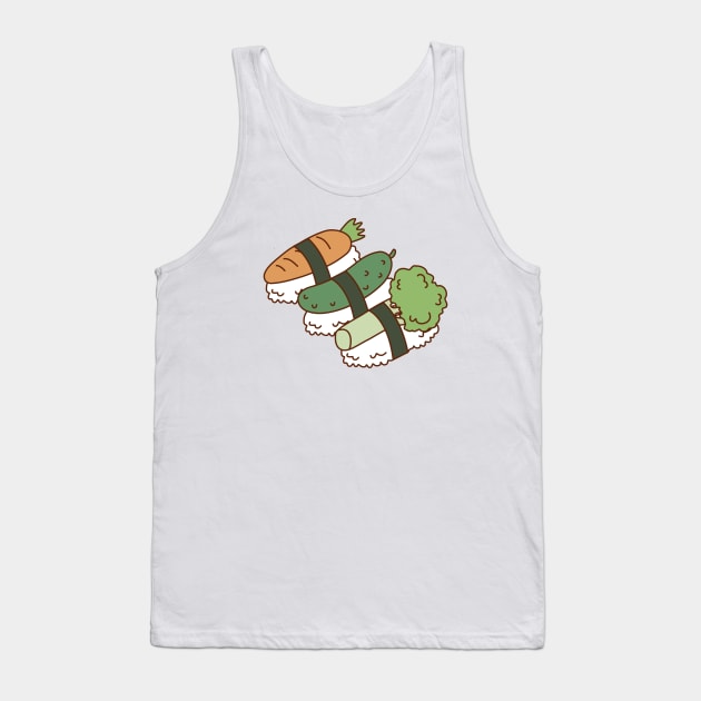 Vegetable Sushi Nigiri Tank Top by blacklines